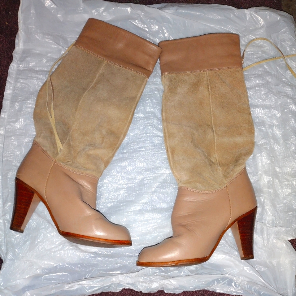 Vintage leather boots